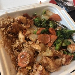 Hibachi Xpress - Chicken and shrimp with fried rice & veggies