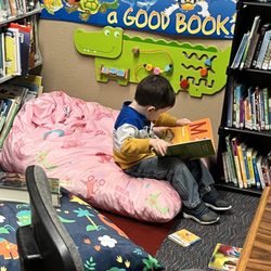 Newark Public Library - Learning to love reading.