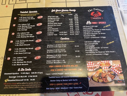 Menu photo 4 The Twisted Crab Norfolk, VA
