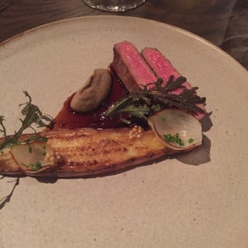 Boka - 50 day dried aged beef with eggplant - New American Near Me - Chicago, Illinois Boka - 50 day dried aged beef with eggplant - New American Near Me - Chicago, Illinois