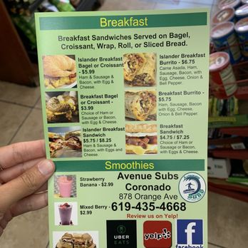 Avenue Subs - Sandwiches Near Me - Coronado, California Avenue Subs - Sandwiches Near Me - Coronado, California
