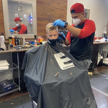 The 6 Barbershop - He LOVED every minute of this!! - Barbers Near Me - Houston, Texas
