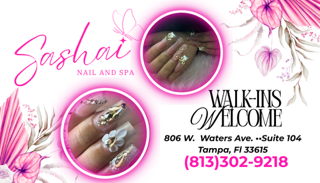 Sashai Nail And Spa Logo