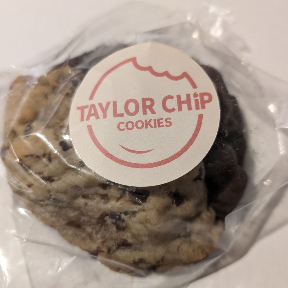 Taylor Chip Cookies - Vegan Brookie Cookie. - Desserts Near Me - Lancaster, Pennsylvania Taylor Chip Cookies - Vegan Brookie Cookie. - Desserts Near Me - Lancaster, Pennsylvania
