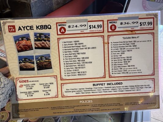 Menu photo 3 Mr. Lee's Barbeque House La Palma, CA Menu photo 3 Mr. Lee's Barbeque House La Palma, CA