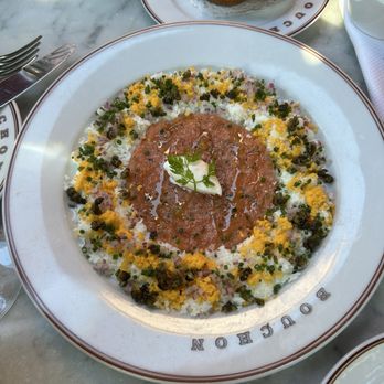 Bouchon - Salmon tartar - French Near Me - Yountville, California