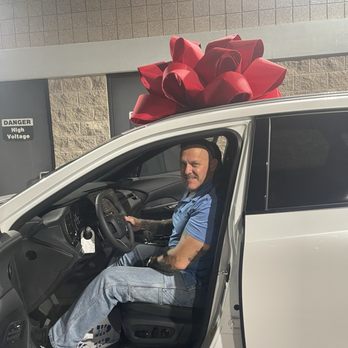 Arrowhead Lexus - A very happy husband receiving his first new car on his birthday! - Car Dealers Near Me - Peoria, Arizona