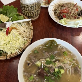 Royal King Elephant - Khao poon nam jeow, thum muk hoong & pork jerky! - Laotian Near Me - Garden Grove, California