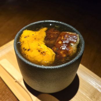 Koi - chawanmushi w/ foie and uni - Sushi Bars Near Me - Houston, Texas Koi - chawanmushi w/ foie and uni - Sushi Bars Near Me - Houston, Texas