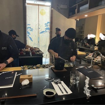 Jumi Gozen Bar - Love the seating arrangement surrounding the chefs - Sushi Bars Near Me - Toronto, Ontario Jumi Gozen Bar - Love the seating arrangement surrounding the chefs - Sushi Bars Near Me - Toronto, Ontario