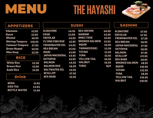 Menu photo 5 The Hayashi Oklahoma City, OK Menu photo 5 The Hayashi Oklahoma City, OK