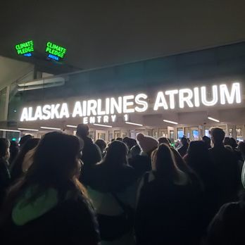 Climate Pledge Arena - Alaska Airlines Atrium entrance - Stadiums & Arenas Near Me - Seattle, Washington