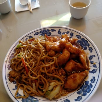 Peking Restaurant - Special spicy chicken lunch special with house chow mein! - Chinese Near Me - Fairfield, California