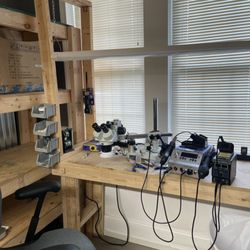 Newagain - Micro-soldering station for console HDMI port repair at newAGAIN Salisbury
