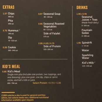 CAVA - Menu - Part 2 - Mediterranean Near Me - Plano, Texas