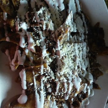 La Cazuela del Mole - Enchiladas de mole.  Mole was delicious.  Chicken inside enchiladas was bland. - Mexican Near Me - Rosarito, BCN