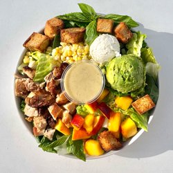 Leaf & Grain - New Seasonal item: Peach Panzanella. Only available for rest of summer!