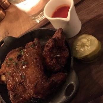 The Dearborn - Their fried chicken with buffalo sauce - New American Near Me - Chicago, Illinois