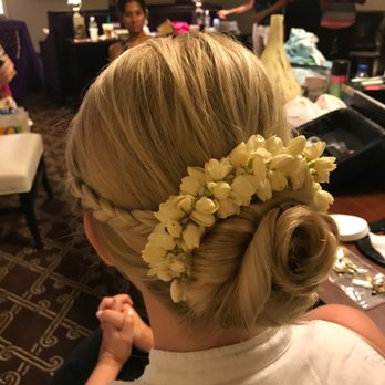 Appease - Bridesmaid updo with jasmine - Makeup Artists Near Me - Lombard, Illinois