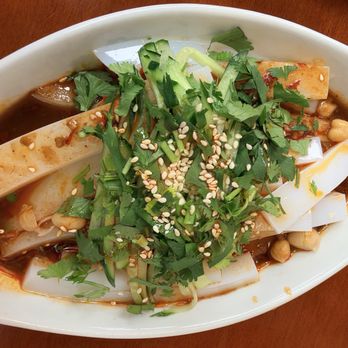 Kashgar Uyghur Dining - Cold Bean Jelly - Asian Fusion Near Me - Chicago, Illinois