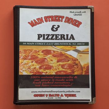 Main Street Diner - a box of pepperoni pizza - Diners Near Me - East Brunswick, New Jersey Main Street Diner - a box of pepperoni pizza - Diners Near Me - East Brunswick, New Jersey