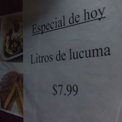 Me Sabe A Peru - Especial de hoy: Litros de Lucuma / Today's special: Lucuma Liters