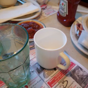 Johnny's Family Restaurant - Empty coffee cup and water. Would have been nice if the server stopped taking to staff or standing around - Breakfast & Brunch Near Me - Pasadena, Maryland