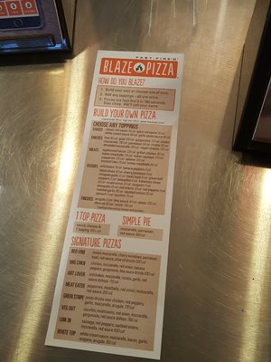 Menu photo 5 Blaze Pizza Hicksville, NY