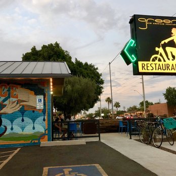 green Restaurant - Signage on Seventh Street - Vegan Near Me - Phoenix, Arizona