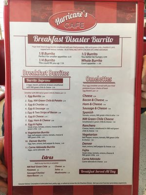 Menu photo 3 Hurricane's Restaurant & Drive-In Albuquerque, NM