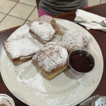 The Twins Restaurant - Beignets (my daughter took a bite before I could get the photo) - American Near Me - Cotati, California