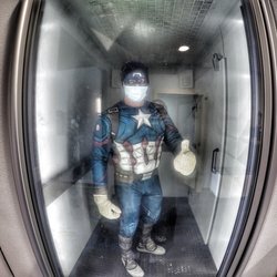 Elevate Cryotherapy and Wellness Studio - Even the Capt. can get into true Whole Body Cryotherapy!