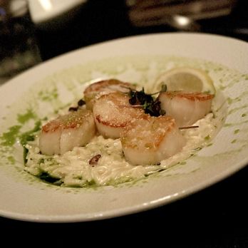 Hi Point Steakhouse - Scallops with creamy Risotto - Steakhouses Near Me - Ridgeway, Wisconsin
