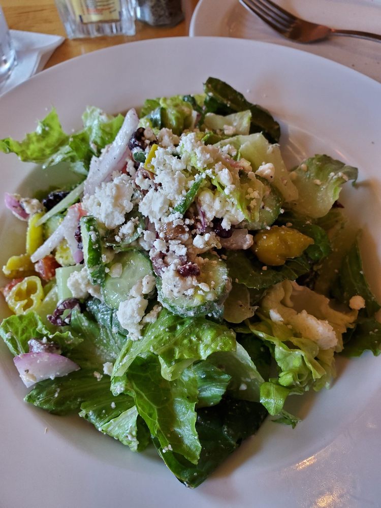 Order Greek Salad - Individual food online from Sammy's Woodfired Pizza & Grill store, La Jolla on bringmethat.com