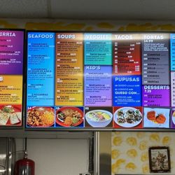 Taqueria Tequila - Menu