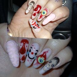 My creepy Halloween set; ft. Momo!! The eyeball was so good