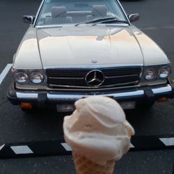 Crystals and Cones Ice Cream and Gifts - Awesome Ice Cream and Car!