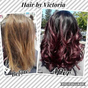 Supercuts - Burgundy Color melt by Victoria - Hair Salons Near Me - ROSEVILLE, California