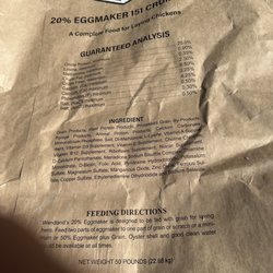 Jupe Mills - Chicken feed bag