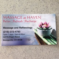 Massage at Haven - Massage at Haven make an appointment call 216-372-4793