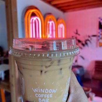 Window Coffee Bar - Burnt creme iced latte - Coffee & Tea Near Me - Phoenix, Arizona