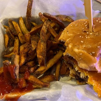 Bagger Dave's - Cajun fries (they look like the regular fries but have a nice Cajun flavor) - Burgers Near Me - Birch Run, Michigan Bagger Dave's - Cajun fries (they look like the regular fries but have a nice Cajun flavor) - Burgers Near Me - Birch Run, Michigan