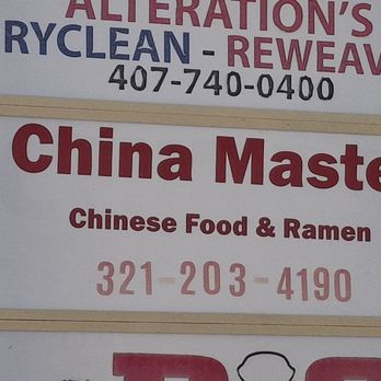 China Master - Sign outside - Chinese Near Me - Winter Park, Florida