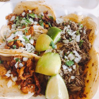 El Gordito Chon - Three Al Pastor and two Barbacoa - Food Trucks Near Me - Watauga, Texas
