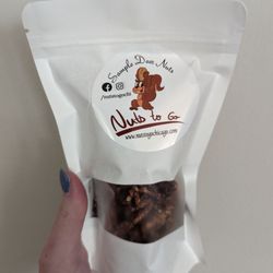 Downtown Downers Grove Market - These guys make delicious nuts (& as the sticker indicates, they do give out samples!)