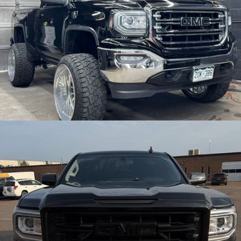 Premium Auto Group - Chrome delete. Before and after. - Body Shops Near Me - Thornton, Colorado Premium Auto Group - Chrome delete. Before and after. - Body Shops Near Me - Thornton, Colorado