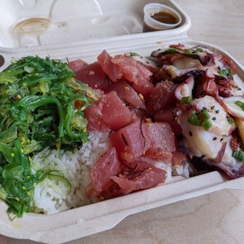Ono Authentic Hawaiian Poke - Traditional Ahi, Tako (Octopus), Seaweed, on rice. - Poke Near Me - Edmonds, Washington Ono Authentic Hawaiian Poke - Traditional Ahi, Tako (Octopus), Seaweed, on rice. - Poke Near Me - Edmonds, Washington
