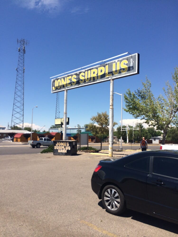JONES SURPLUS STORE Updated August 2024 121 Elizabeth St NE, Albuquerque, New Mexico