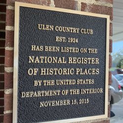 Ulen Country Club - 100 years old!