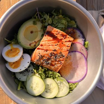 Yodelin - Salmon rice bowl - Seafood Near Me - Port Angeles, Washington
